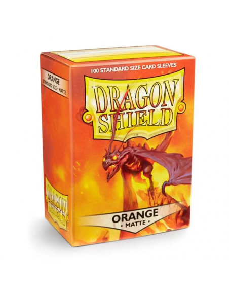 100 Dragon Shield Matte : Orange