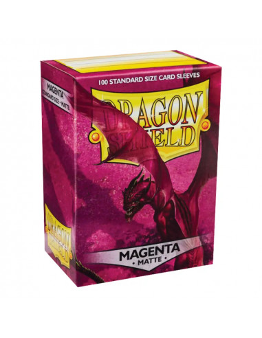 100 Dragon Shield Matte : Magenta