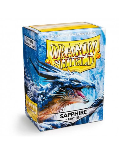 100 Dragon Shield Matte : Sapphire