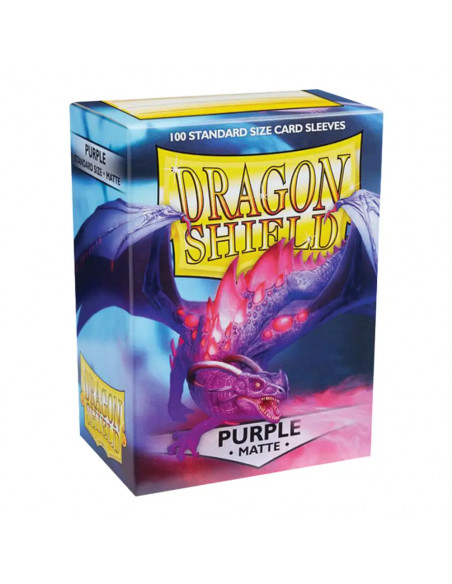 100 Dragon Shield Matte : Purple