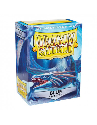 100 Dragon Shield Matte : Blue