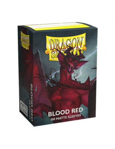 100 Dragon Shield Matte : Blood Red