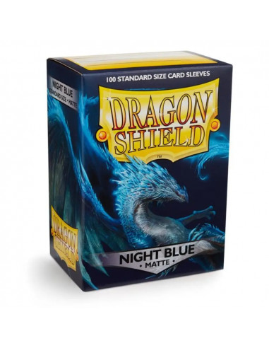 100 Dragon Shield Matte : Night Blue