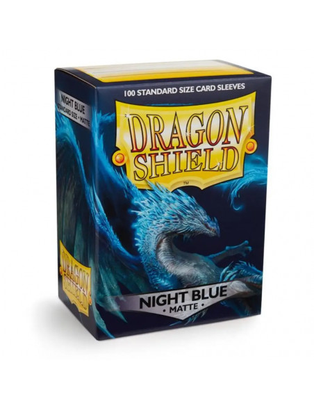 100 Dragon Shield Matte : Night Blue