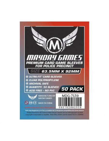 Protège Cartes Premium - 63.5x92 (x50) Mayday Games