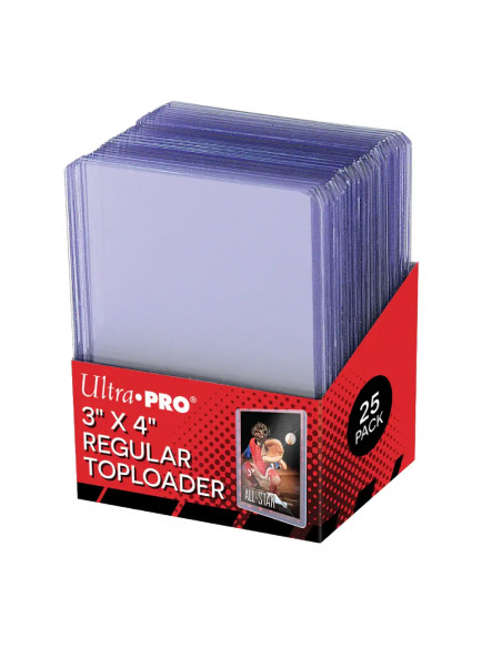 Ultra PRO 3" x 4" Regular Toploader - Pack de 25