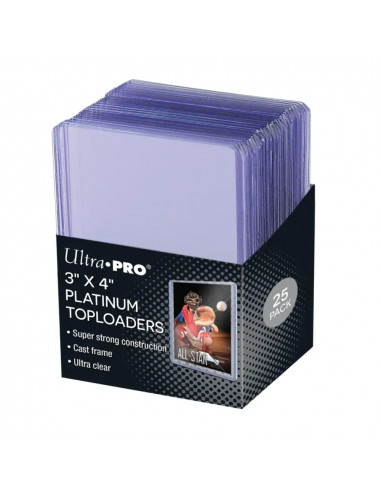 Ultra PRO 3" x 4" Platinum Toploader