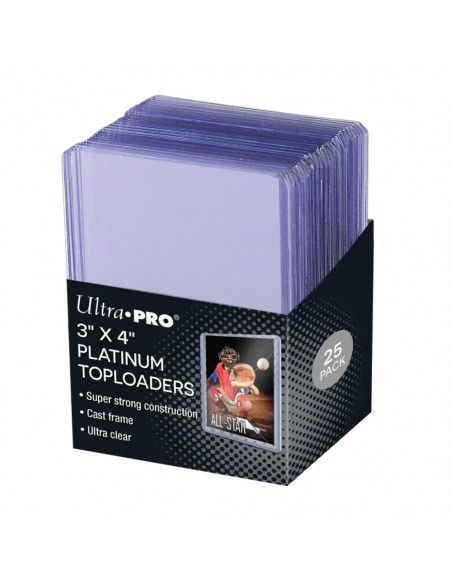 Ultra PRO 3" x 4" Platinum Toploader