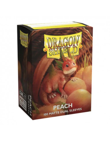 100 Dragon Shield Dual Matte : Peach