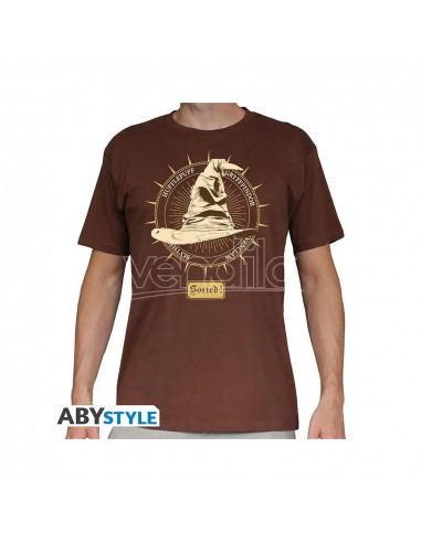 Harry Potter - Tshirt Choixpeau Marron