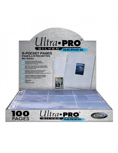 Ultra Pro : 100 Feuilles de Classeur Silver