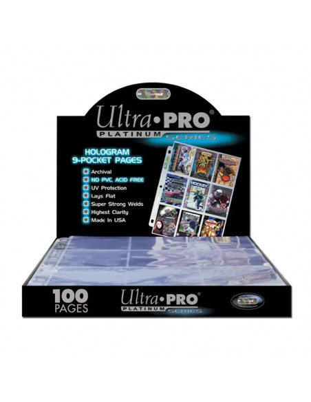 Ultra Pro : 100 Feuilles de Classeur Platinum