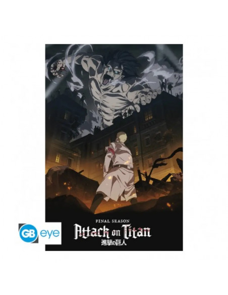 Poster Maxi Attack On Titan (91,5x61) - S4 key art