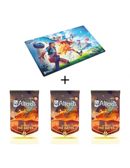 Altered - Au Delà des Portes : Pack 3 Boosters KS Edition + 1 Tapis FR (Beyond The Gates)