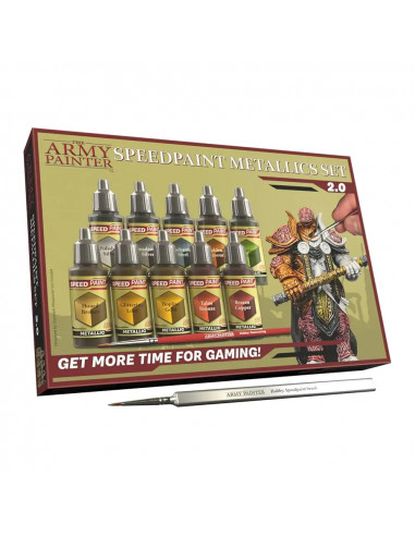 Army Painter - Starter Peinture - Speedpaint Metallic Set 2.0