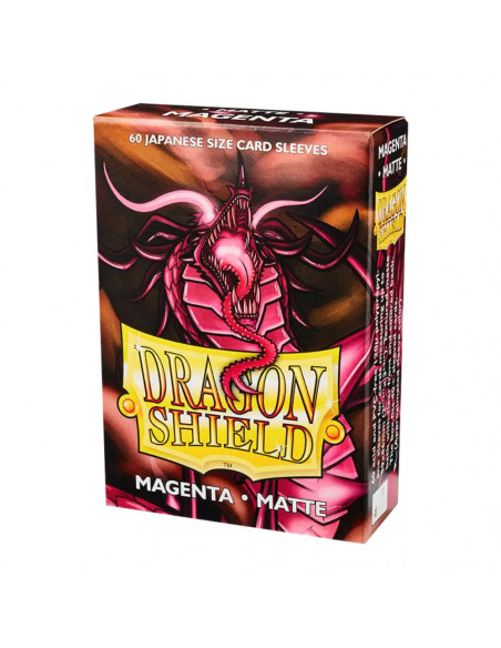 60 Dragon Shield Matte Japanese sleeves : Magenta