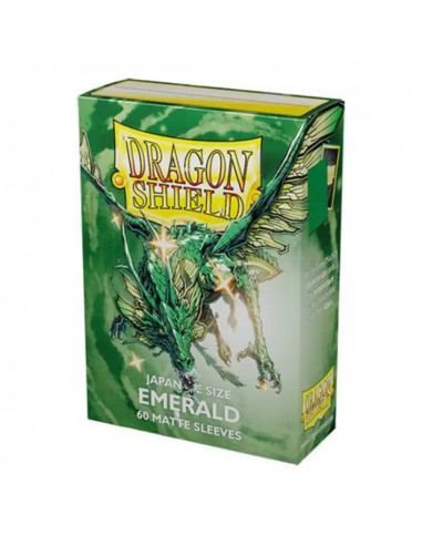 60 Dragon Shield Matte Japanese sleeves : Emerald