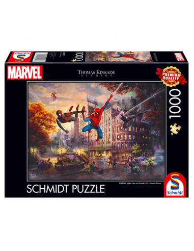 Puzzle 1000 pièces - Marvel Spiderman : L'alliance Ultime