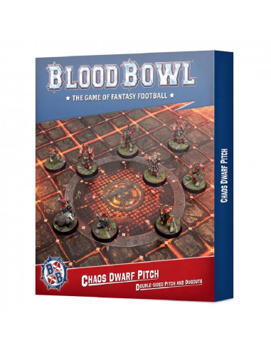 Blood Bowl - Chaos Dwarf Pitch & Dugouts