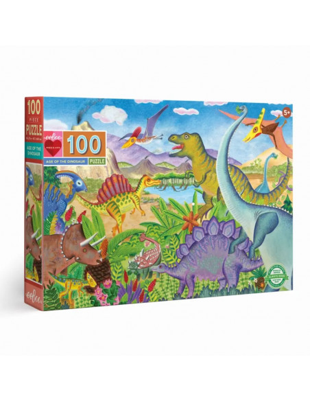 Puzzle Le Temps des Dinosaures  - 100 pièces