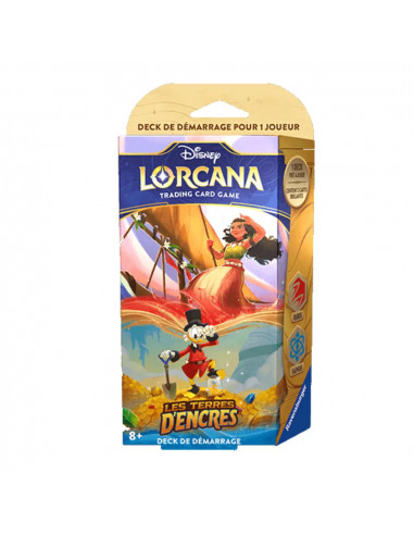 Disney Lorcana - Les Terres d'Encres (Set 3) - Deck de Démarrage : Vaiana et Oncle Picsou FR