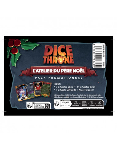 Dice Throne S2 – Père Noël vs Krampus - Pack Promotionnel