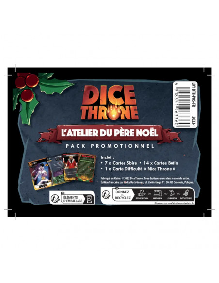 Dice Throne S2 – Père Noël vs Krampus - Pack Promotionnel