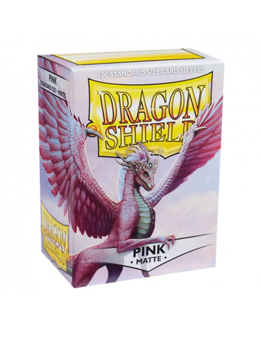 100 Dragon Shield Matte : Pink