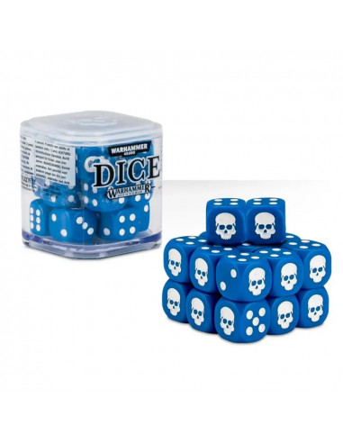 Set de 20 dés Warhammer Bleu 12mm