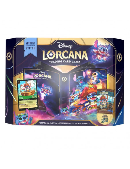 Disney Lorcana - La Mer Azurite (Set 6) - Coffret Cadeau Stitch FR