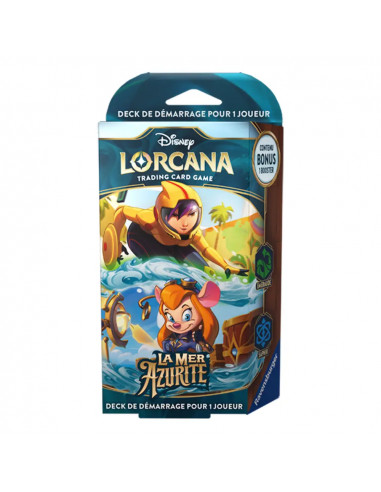 Disney Lorcana - La Mer Azurite (Set 6) - Deck de Démarrage Go Go Tomago & Gadget Hackwrench