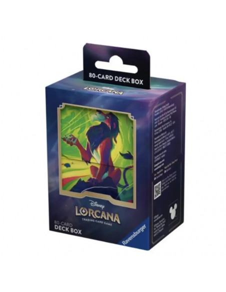 Disney Lorcana - La Mer Azurite (Set 6) - Boîte de Rangement Scar