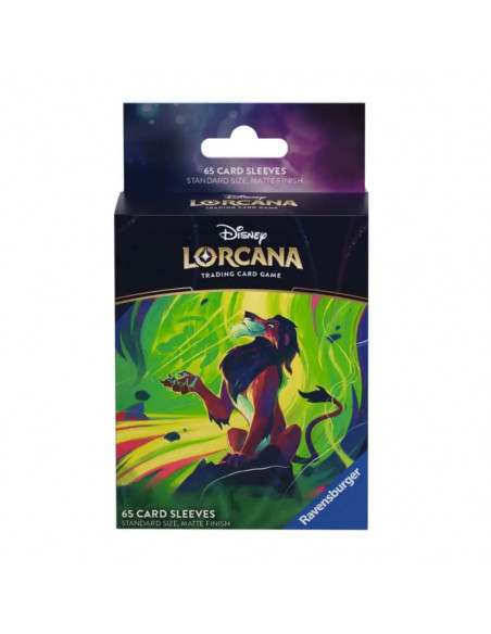 Disney Lorcana - La Mer Azurite (Set 6) - Protège-Cartes : Scar