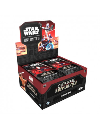 Star Wars Unlimited : Crépuscule de la République - Display de 24 Boosters FR