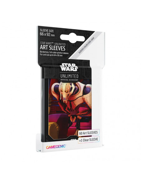 Star Wars Unlimited - Art Sleeves : Général Grievous