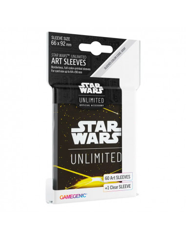 Star Wars Unlimited - Art Sleeves : Card Back Yellow