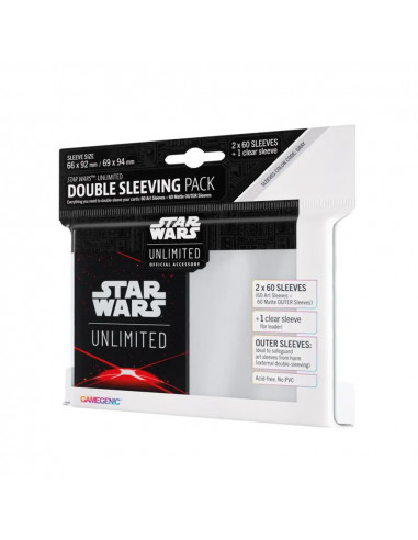 Star Wars Unlimited - Double Sleeves Pack : Card Back Red