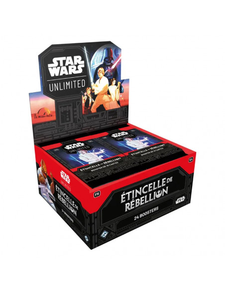 Star Wars Unlimited : Spark of Rebellion - Display de 24 Boosters EN