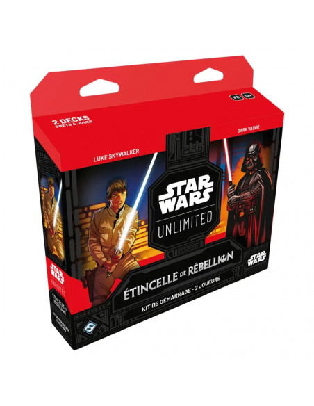 Star Wars Unlimited - Étincelle de Rébellion : Kit de Démarrage 2 Joueurs