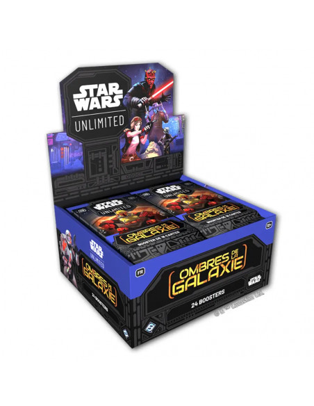 Star Wars Unlimited - Ombres de la Galaxie : Display de 24 Boosters FR