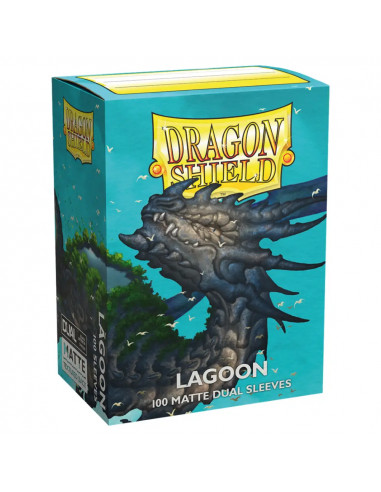 100 Dragon Shield Dual Matte : Lagoon Saras