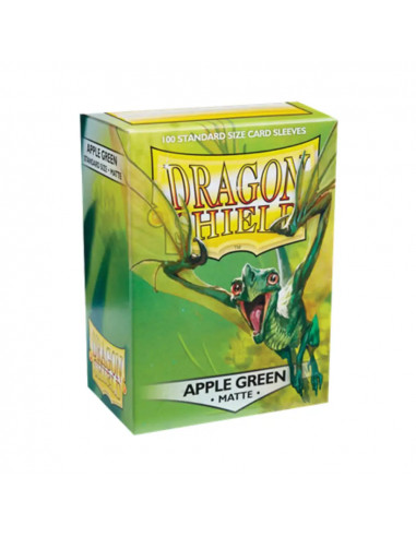 100 Dragon Shield Matte : Green Apple