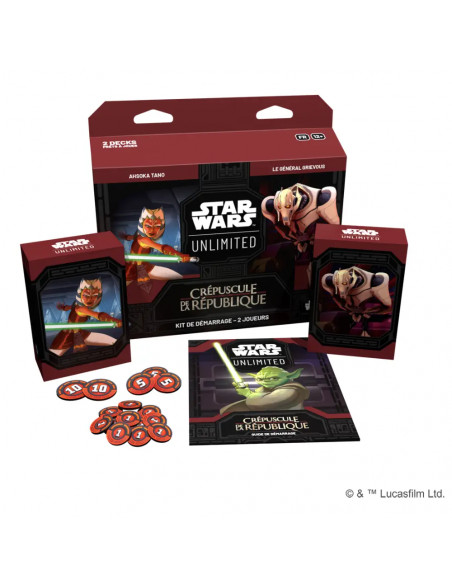 Star Wars Unlimited - Crépuscule de la République : Kit de Démarrage 2 Joueurs