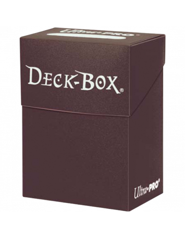 ULTRA PRO : DECK BOX 75 CARTES MARRON