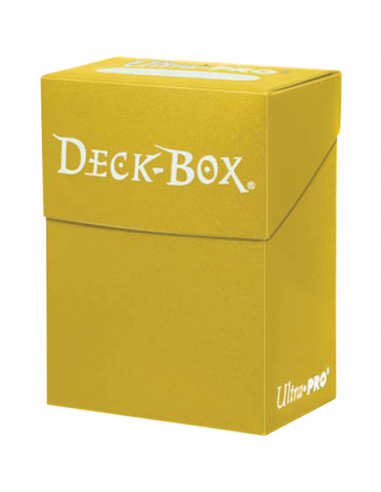 ULTRA PRO : DECK BOX 75 CARTES JAUNE