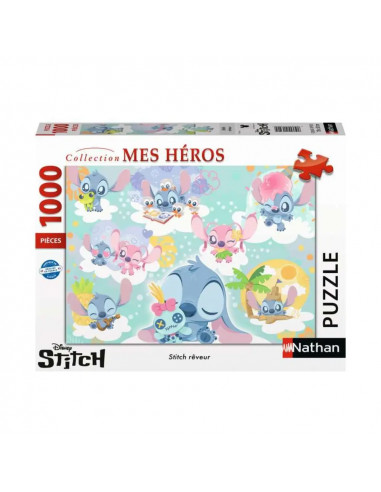 Puzzle - 1000 pièces - Stitch rêveur