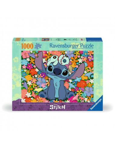 Puzzle - 1000 pièces - Stitch et Souillon