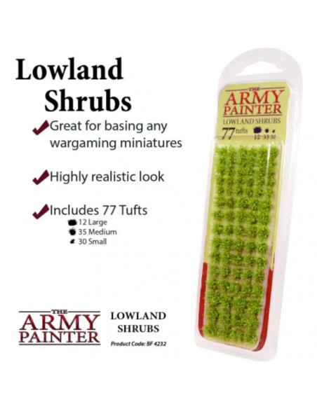 Army Painter - Herbes Synthétiques - Lowland Shrubs