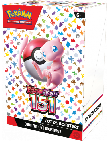 Pokémon EV3.5 - 151 : Bundle de 6 Boosters (29/11/24)