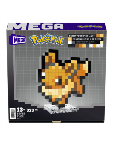 Pixel Art 3D Pokemon - Evoli